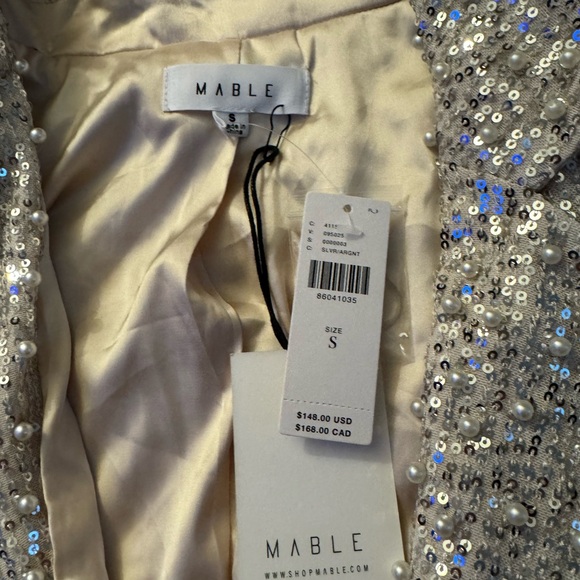 Anthropologie Sequin and Pearl Blazer - Picture 3 of 3